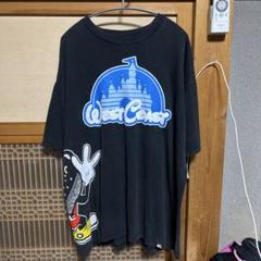 90's古着 West Coast tシャツ xl 黒 フェード ギャングミッキ