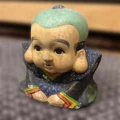 258 古い、福助人形、.色剥げあり、目は後いれ、 Vintage Japanese Folk Art:福助人形 | Pet Shop OF HORRORS