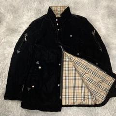 専用！バーバリーブラックレーベル　メンズ　ベロアチェスターコート裏地モノグラム 中古・古着通販】BURBERRY BLACK LABEL (バーバリーブラック