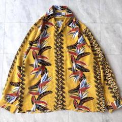CABaN ボタニカル柄 シルクストール 未使用 小物