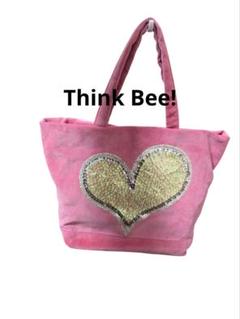 【レア】Think Bee! ピンク トートバッグ スパンコール　シンクビー