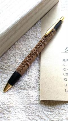 Schicksal シックザール　クロコダイル　シャーペン　ベージュ　新品未使用 新品・未開封】Schicksal シックザール 革軸ペン クロコダイル