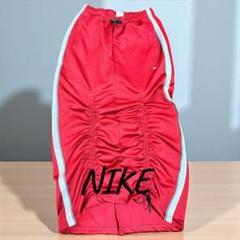 リメイクNIKE ♡レッド ギャザー スカート