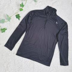 UNIQLO ユニクロ ウォームドライハーフジップ ブラック