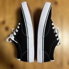 Vans 黒 キャンバス ローカット スニーカー　28cm
