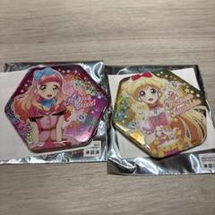 アイカツフレンズ　オフィシャルショップ　神城カレン　友希あいね　缶バッジ