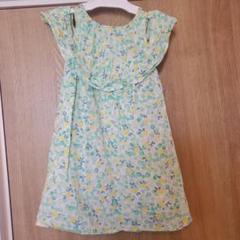 花柄ノースリーブワンピース