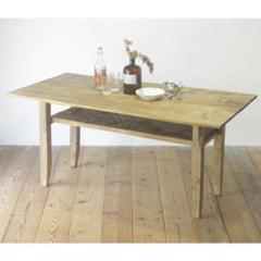 新年SALE ビンテージ　デスク テーブル　作業台 飾り台 剥離 Work Table / ワーク テーブル 〈作業台・デスク・店舗什器