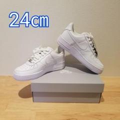 NIKE エアフォース1 '07 ホワイト 24cm