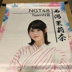 再入荷のおすすめ最新情報 西潟茉莉奈 メルカリ - AKB48 NGT48 掛け軸風タペストリー 2018年 アイドル