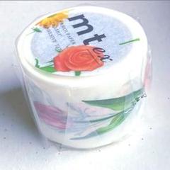 mt マスキングテープ「 花 」＊ 花柄　花　留めもの　フレークシール向き　花束のサムネイル