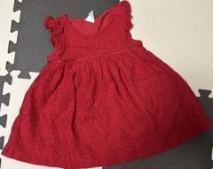 H&M サイズ80 赤いワンピース