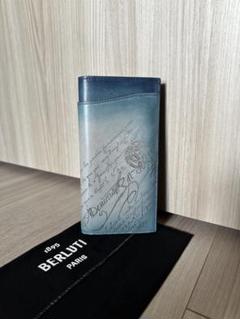 定価19,1万 ベルルッティ エスパス グラディエント 長財布 ストーンデニム