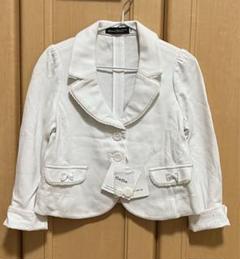新品タグ付き　BeBe 110cm ボレロ　白