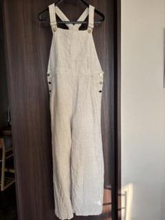 バースデーバッシュ⭐︎ベージュ サロペット クロスストラップ