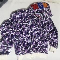 A Bathing Ape シャークジップパーカ 迷彩柄パーカー XXL