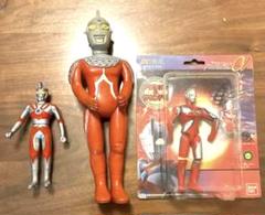 【貴重品 順次値上げします】 ウルトラマンエース、セブン、コスモスソフビ 貴重品】 当時物ウルトラマンセブン、エース、コスモス ソフビ