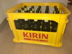 キリンビール　キリンレモン　4個　ビールケース　瓶ケース　コンテナ　昭和レトロ キリンビール キリンレモン 4個 ビールケース 瓶ケース コンテナ