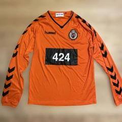 hummel サッカーシャツ 424 オレンジ M