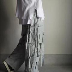UK LABEL Techno pants deadstock military