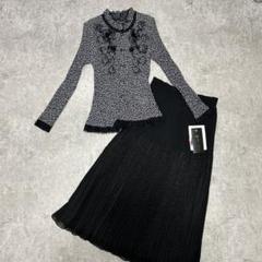 極美品✨PLEATS PLEASE プリーツブラウンフレアスカートマキシ丈