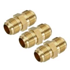 真鍮製チューブカプラー 13 mm管継手 継手ユニオン ガスアダプター