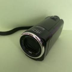 値下げ　JVC ビデオカメラ GZ-E100-B　ポーチ付き　動作可能 値下げJVC ビデオカメラ GZ-E100-Bポーチ付き動作可能