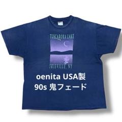 oenita USA製 90s 鬼フェード Tシャツ シングルステッチ アートt