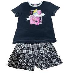【お買い得】メゾピアノディズニーコラボtシャツ&ラブリーシャインフリルスカート