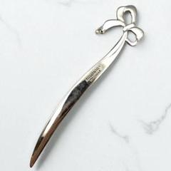 MIKIMOTO - 美品 MIKIMOTO ミキモト ヴィンテージ フリンジパール 装飾 ペーパーナイフ ペーパーカッター 鏡面 シルバー アンティーク k3026 MIKIMOTO - 美品 MIKIMOTO ミキモト ヴィンテージ フリンジ