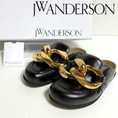 JW ANDERSON Chain ローファー レザー サンダル 24cm - メルカリ