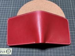 ハーフウォレット　イタリアンレザー　ロマーネ　ハンドメイド