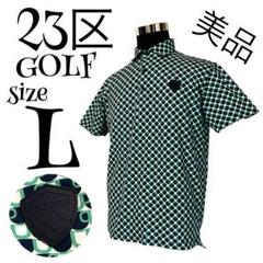 【美品】【L】23区♡オンワード樫山 総柄 ゴルフウェア メンズ 2025年最新】23区GOLF ゴルフ メンズウェアの人気アイテム