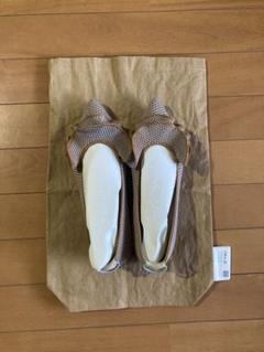 美品 offen オッフェン フリル付きフラットシューズ ホワイトベージュ 37 美品 Offen オッフェン フリル付きフラットシューズ ホワイト