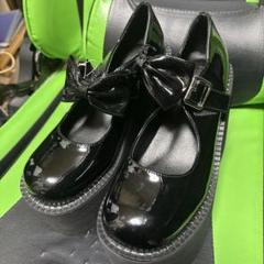 み様 未使用品✨MA*RS BIGリボン エナメル パンプス 地雷厚底