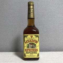 メドウスプリングス7年 未開栓 オールドボトル 古酒 バーボン 終売品 90年代 メドウスプリングス7年 未開栓 オールドボトル 古酒 バーボン 終