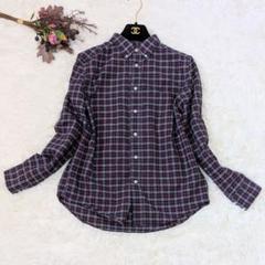 【美品】ラルフローレン チェックシャツ 綿100％ 長袖 ポニー刺繍