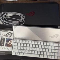 ASUSゲーミングキーボード ROG Falchion Ace White