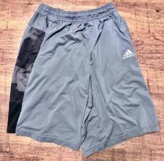 adidas グレー ハーフパンツ サイズS