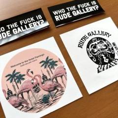 RUDE GALLERY ステッカーまとめ・ピック・クリアファイルセット RUDE GALLERY ステッカーまとめ・ピック・クリアファイルセット