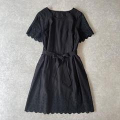 美品 【定価7万】レリアン レース リネンワンピース ブラック m12483947467_1.jpg?1745204013