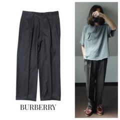 BURBERRY LONDON ロゴ スラックス タグ付き ネイビー 82 2025年最新】BURBERRY LONDON パンツの人気アイテム - メルカリ