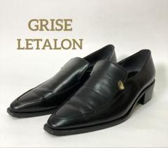 美品　ルタロン　LE TALON　GRISE ローファー　レザー　ブラック