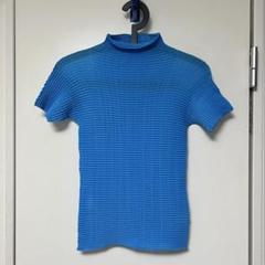極美品✨ISSEY MIYAKE ねじりプリーツ長袖ブラックブルー透け感