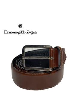 ★ITALY製★Ermenegildo Zegna★レザーベルト★本革★ブラウンのサムネイル