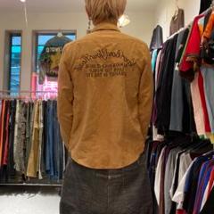 JACKROSE ルード y2k ネオお兄系 英字刺繍 フェイクスエードシャツのサムネイル
