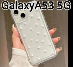 GalaxyA53 5G用 ケース　クリアケース　ハートのサムネイル
