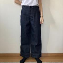 美品 tricot COMME des GARCONS デニムパンツ ワイド tricot COMME des GARCONS トリココムデギャルソンtricot