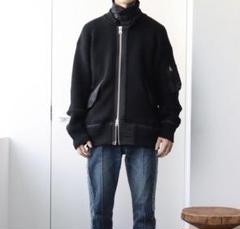 sacai Wool Knit Blouson 21aw