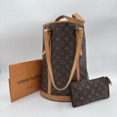 ルイビトンLOUIS VUITTON モノグラム バケツ ポーチ付